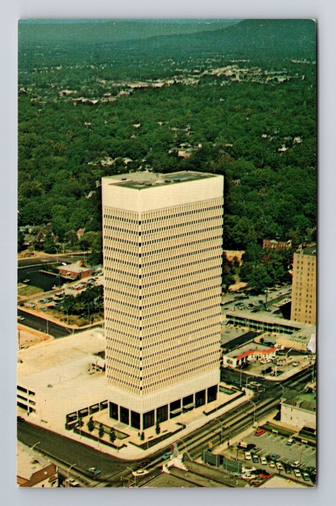 Greenville SC-South Carolina, Daniel Building, Antique Vintage Souvenir Postcard
