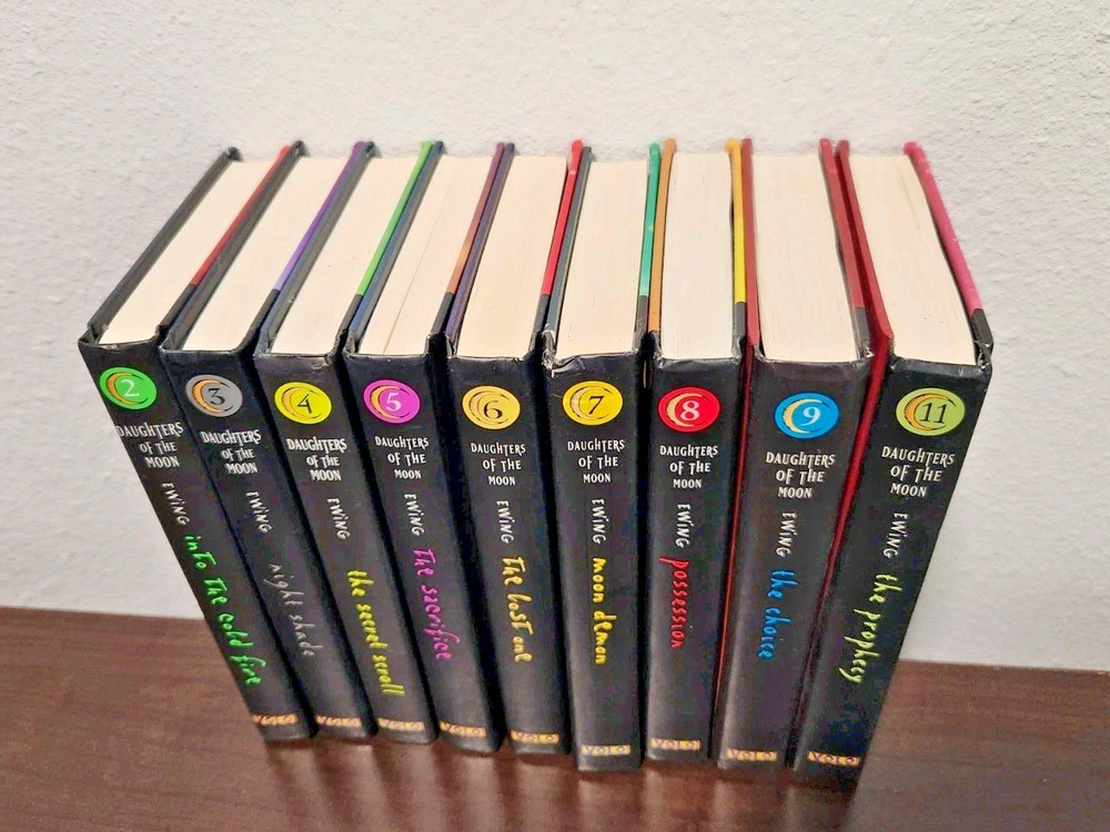 Daughters of the Moon Lynne Ewing Hardcover Lot (9 Books) - Vol 2-9 & 11 - READ
