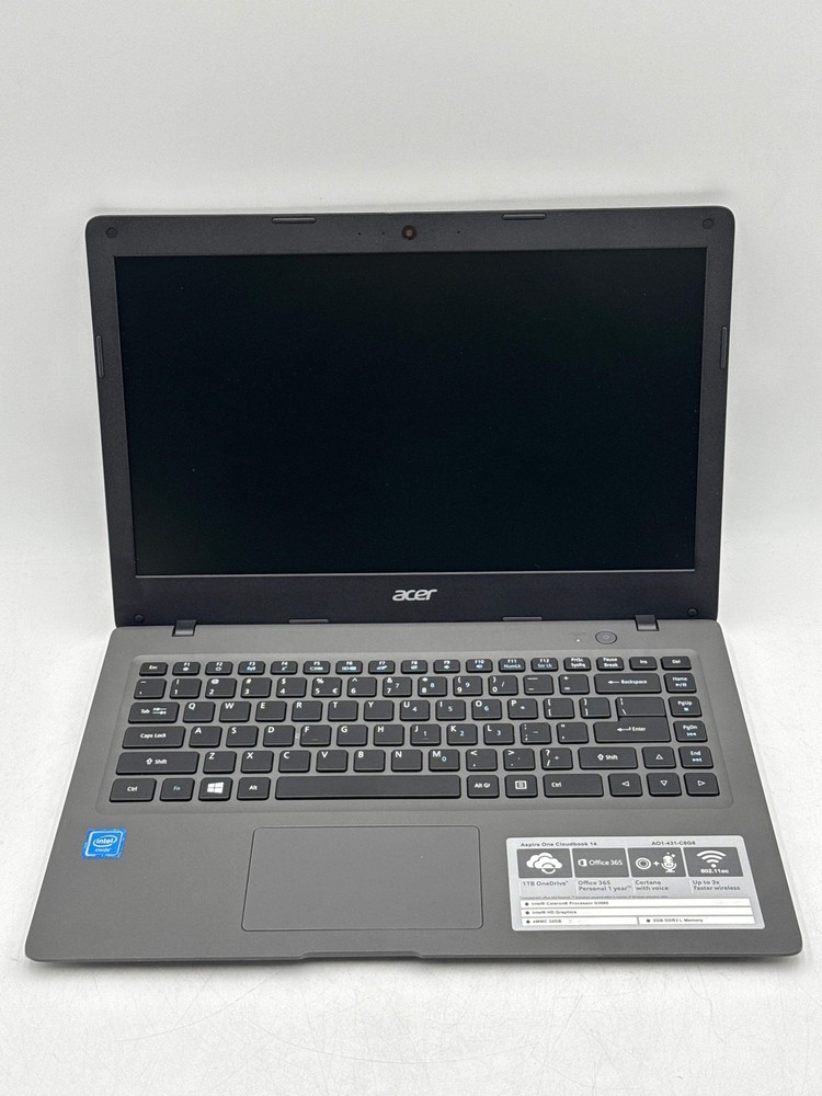 Acer Aspire One Cloudbook 14 32GB eMMC Intel Celeron N3060 2GB RAM - READ!