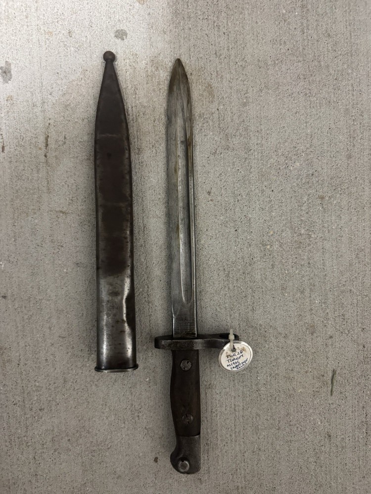 Turkish Mauser M1935 Bayonet with Scabbard