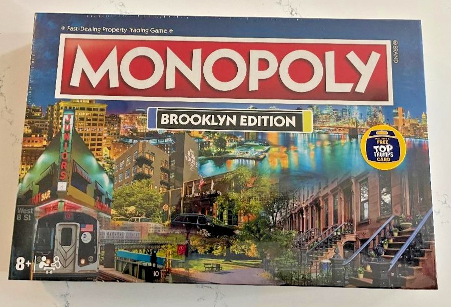 Monopoly Brooklyn Edition Board Game with Trump Card NYC Borough Collector Ver.