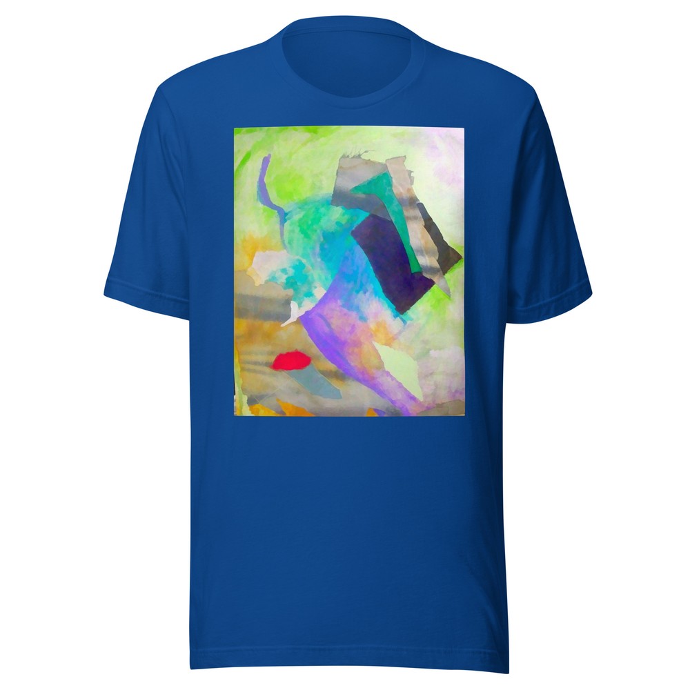 Abstract Art Graphic Tee for Men and Women - Stylish Unisex T-Shirt  -image