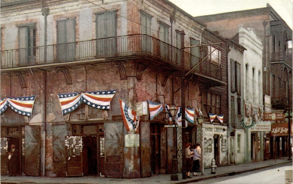 Old Absinthe House, New Orleans, General Andrew Jackson, Baratarian Postcard-image