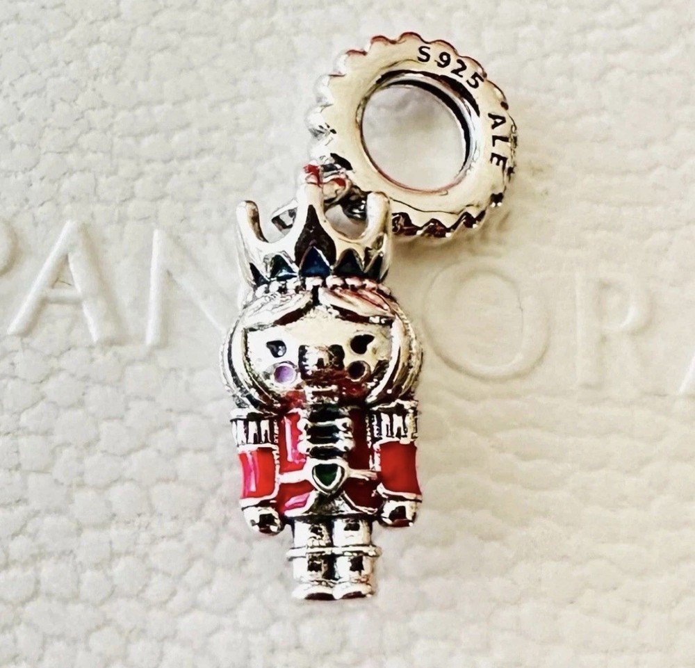 Authentic PANDORA Christmas Festive Nutcracker 2022 Dangle Charm 792331C01 New