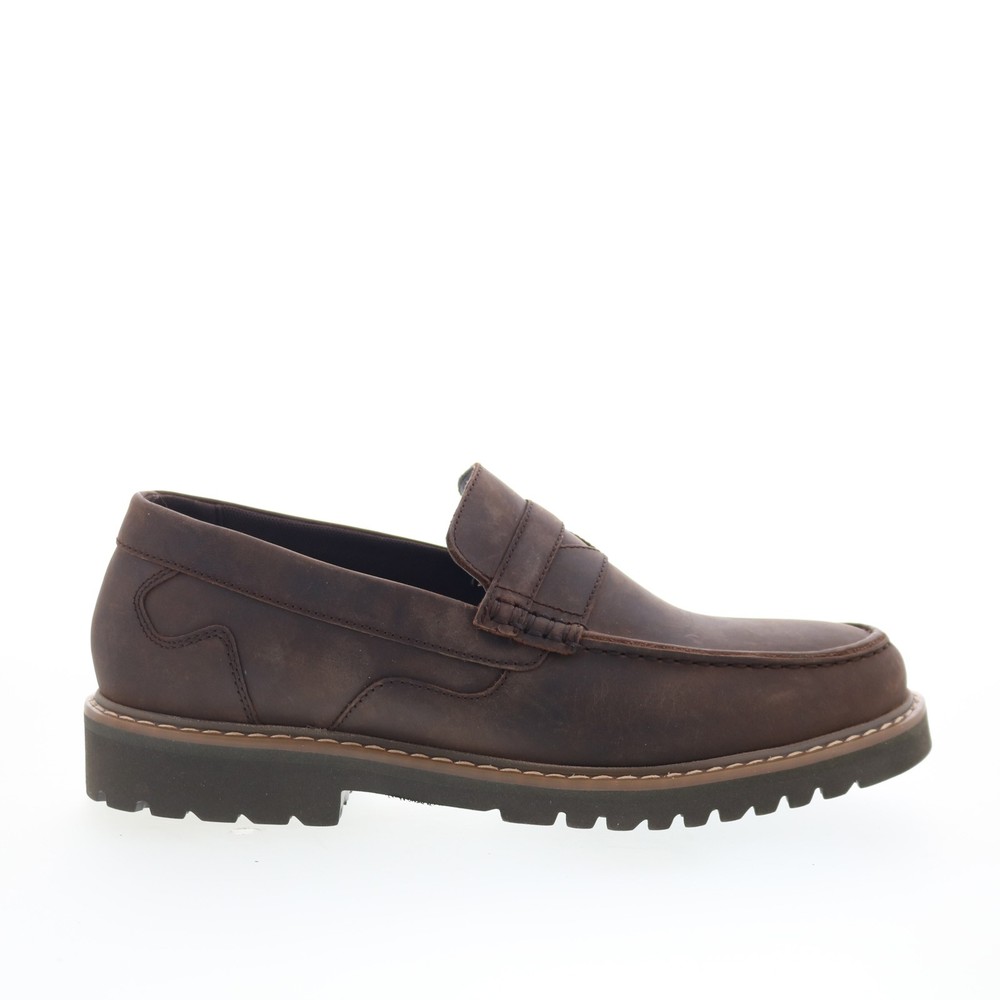 Rockport Maverick Penny CJ3771 Mens Brown Loafers & Slip Ons Penny Shoes