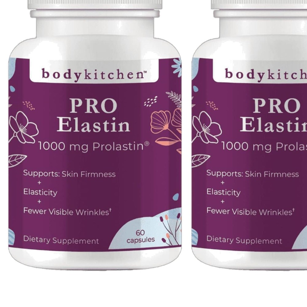 Boost Skin Firmness and Elasticity with Elastin Peptide Supplement in 120 Vegetarian Capsules