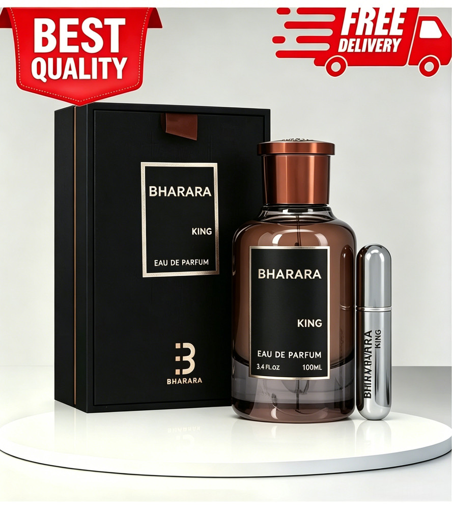 Bharara King Eau De Parfum Spray + Refillable Travel Spray 100ml/3.4 oz for Men