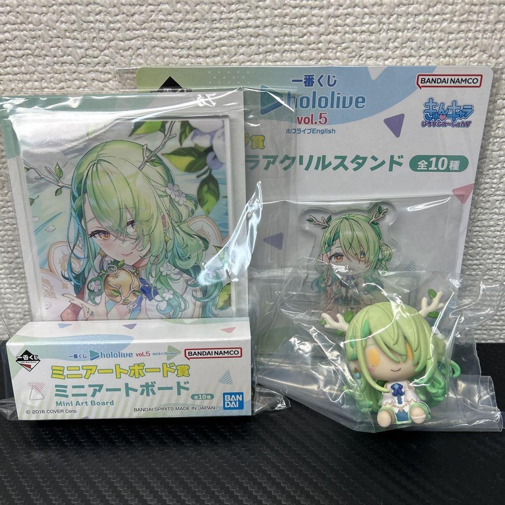 Hololive Ceres Fauna Chokonokko Figure Set with Acrylic Stand and Art Board  