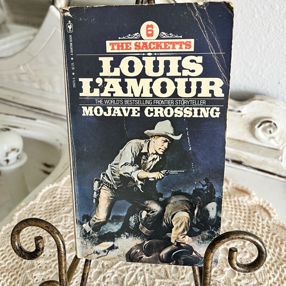 Mojave Crossing Louis L'Amour Vintage Western Paperback 1981 Bantam Sacketts #6