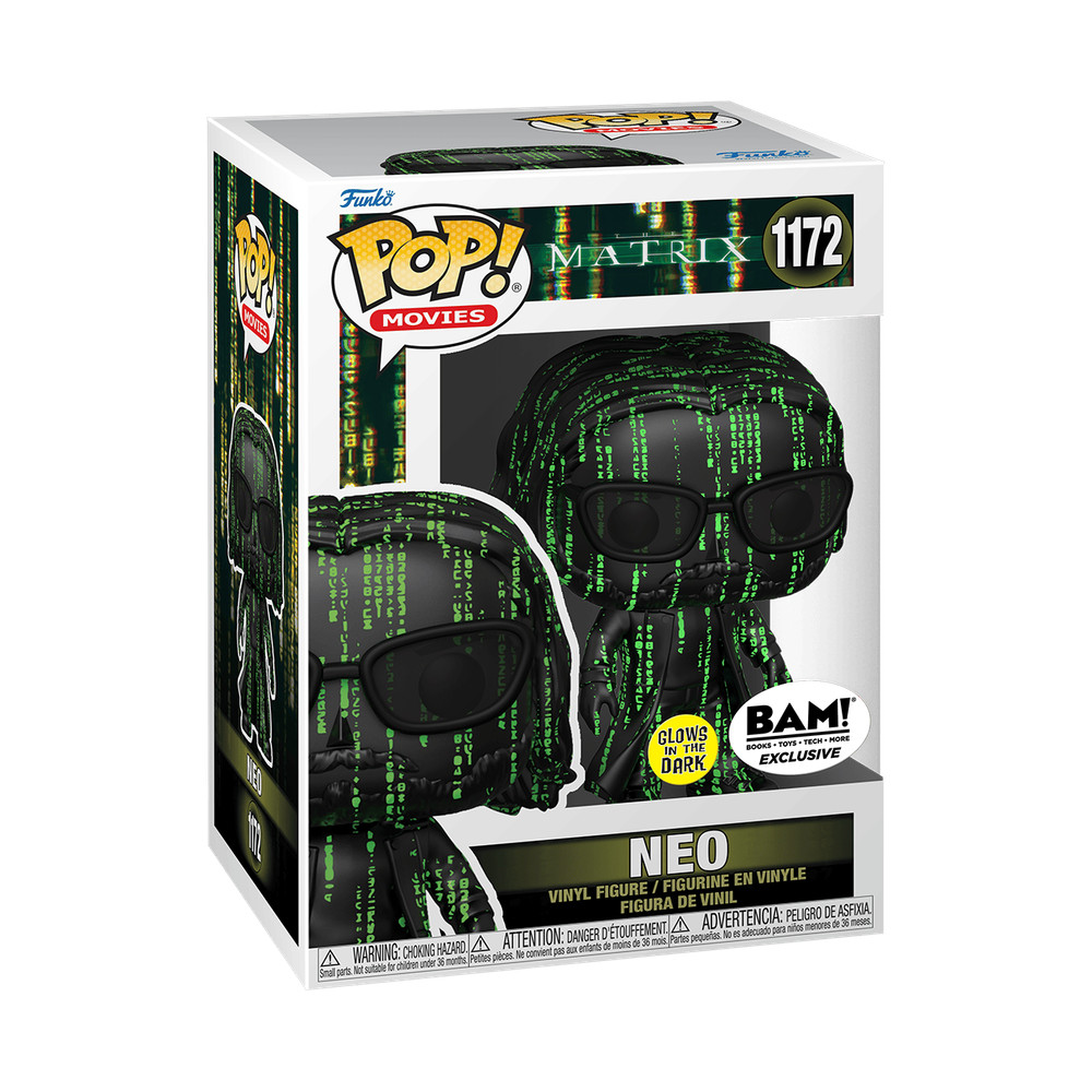 Funko Pop! Vinyl: The Matrix - Neo (Glows in the Dark) - Books A Million...