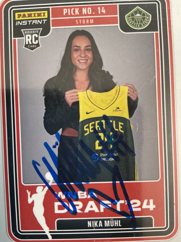 2024-25 Panini Instant WNBA - Draft Night Nika Muhl #DN-8 /600 (RC)