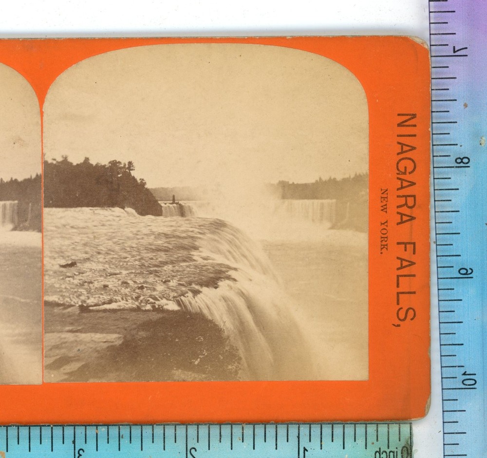 Niagara Falls Prospect Point George Curtis  Stereoview