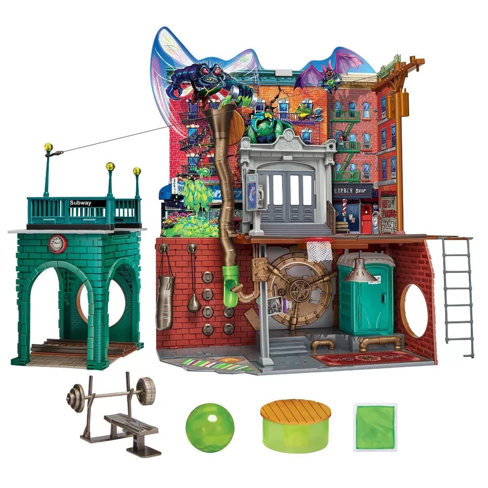 New Teenage Mutant Ninja Turtles Mutant Mayhem Sewer Lair Playset by Playmates