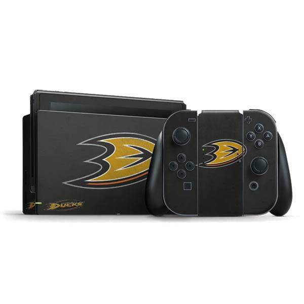 NHL Anaheim Ducks Nintendo Switch Bundle Skin - Anaheim Ducks Distressed