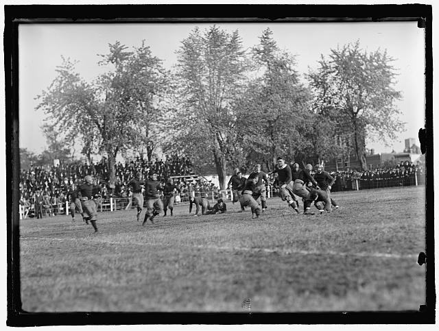 Football,Georgetown Carlisle Game,Glenn Warner,Harris & Ewing,1912,Sports,7
