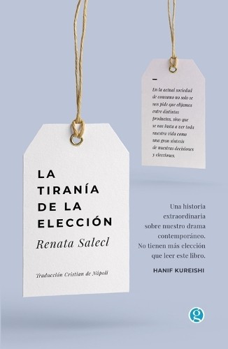 Renata Salecl La tiranía de la elección (Paperback)Another great item from Rarewaves USA | Free delivery!