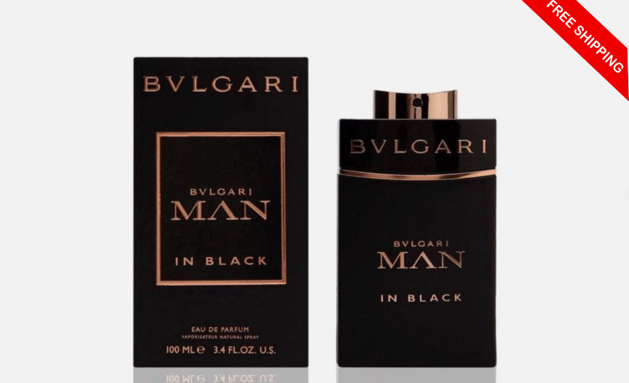 Bvlgari Man In Black Eau de Parfum Spray 100 mL 3.4 fl oz Regular Size New