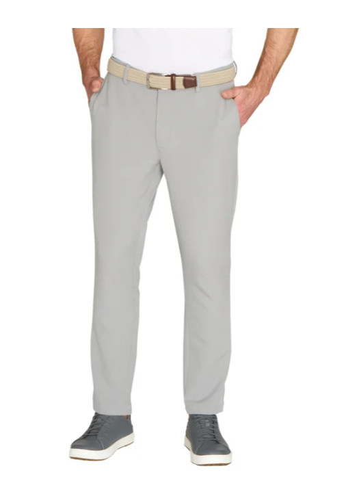 Greg Norman Men's Textured Stretch Chino Pant Gray Size 32x30