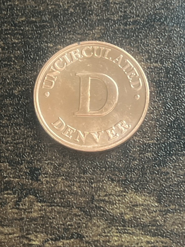 United States Denver Mint Treasury Uncirculated Copper Medal Token Coin TC222*