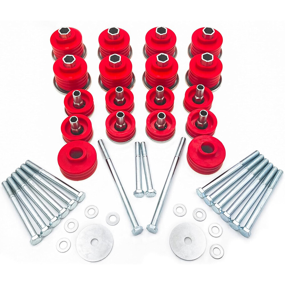 Body Cab Mount Bushings Kit KF04058BK for 1999-2007 Ford F250 F350 Super Duty