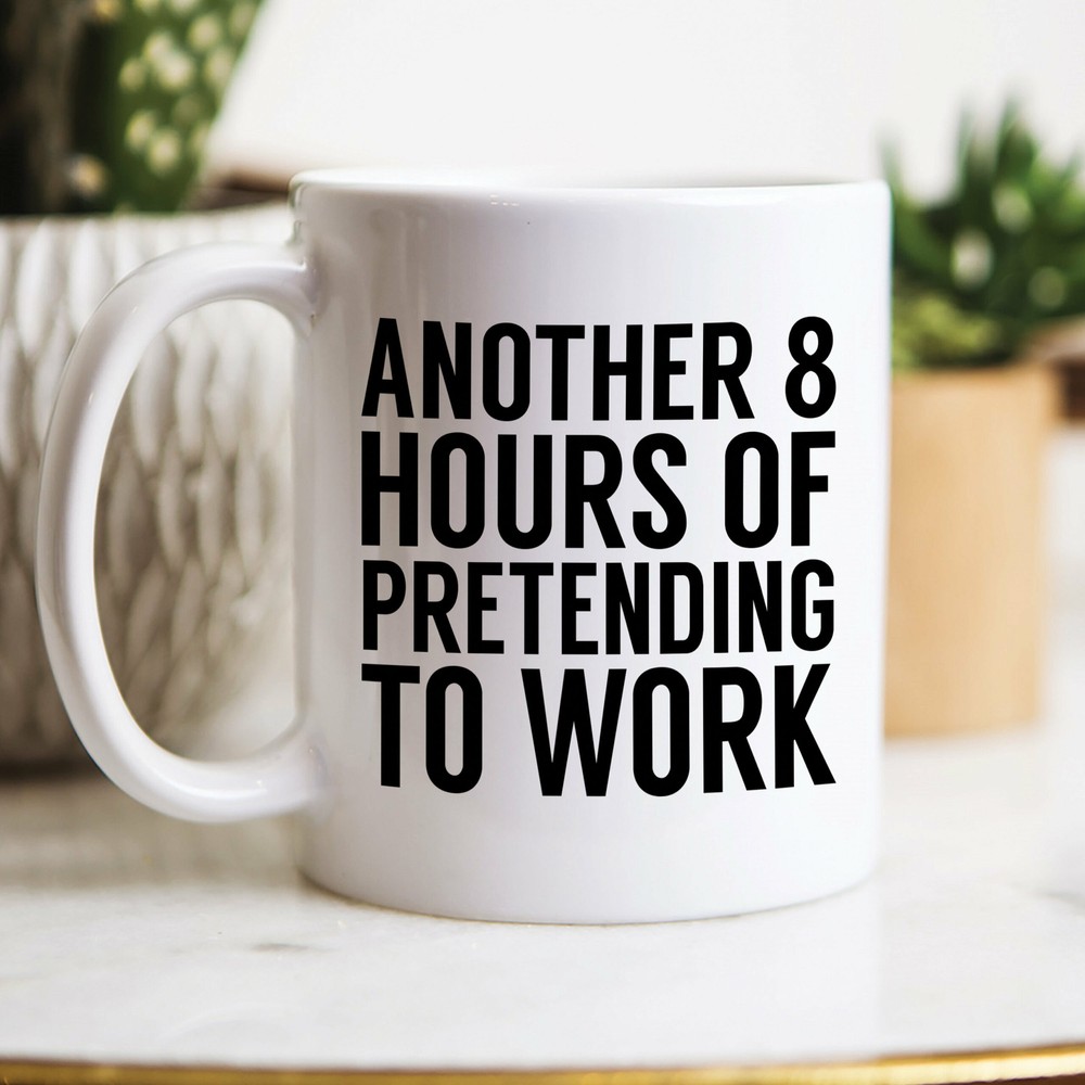 Pretending To Work Mug Office Worker Mug Colleague Gift Coworker Gift Boss Mug