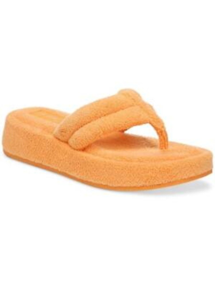 Sam Edelman Womens Bali Blue Orange Laina Wedge Thong Sandals Size 7 M