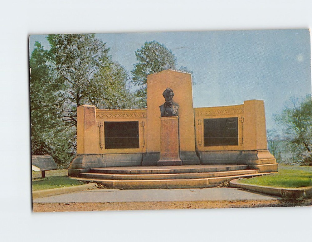 Postcard Lincoln Speech Memorial Gettysburg Pennsylvania USA