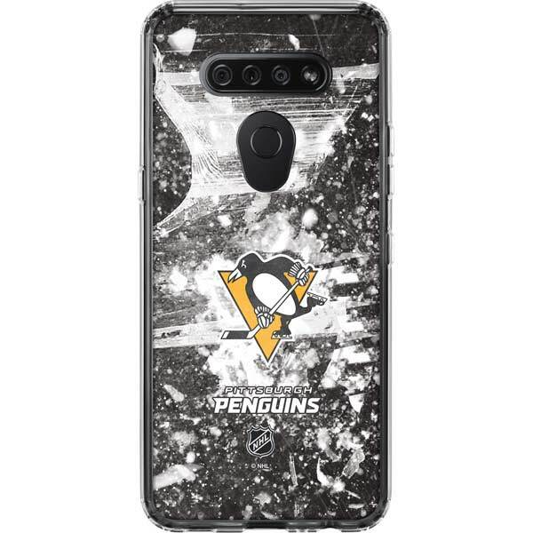 NHL Pittsburgh Penguins LG K51/Q51 Clear Case - Pittsburgh Penguins Frozen