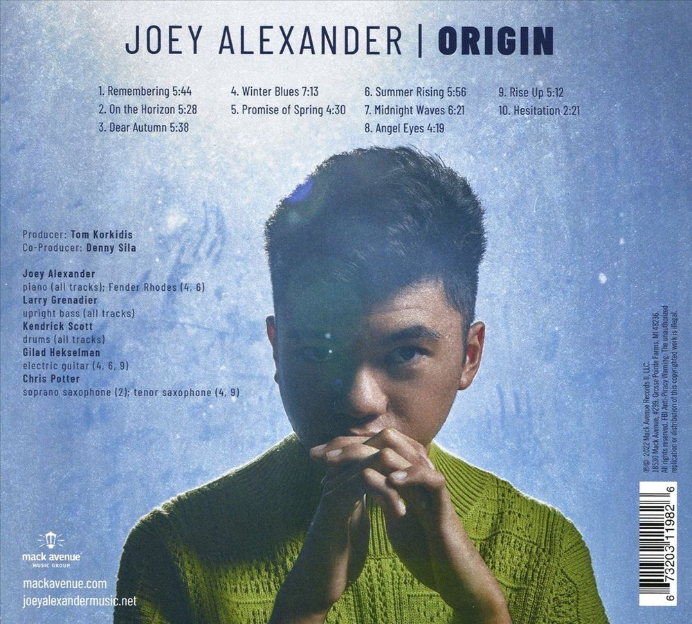 Joey Alexander Origin New Cd