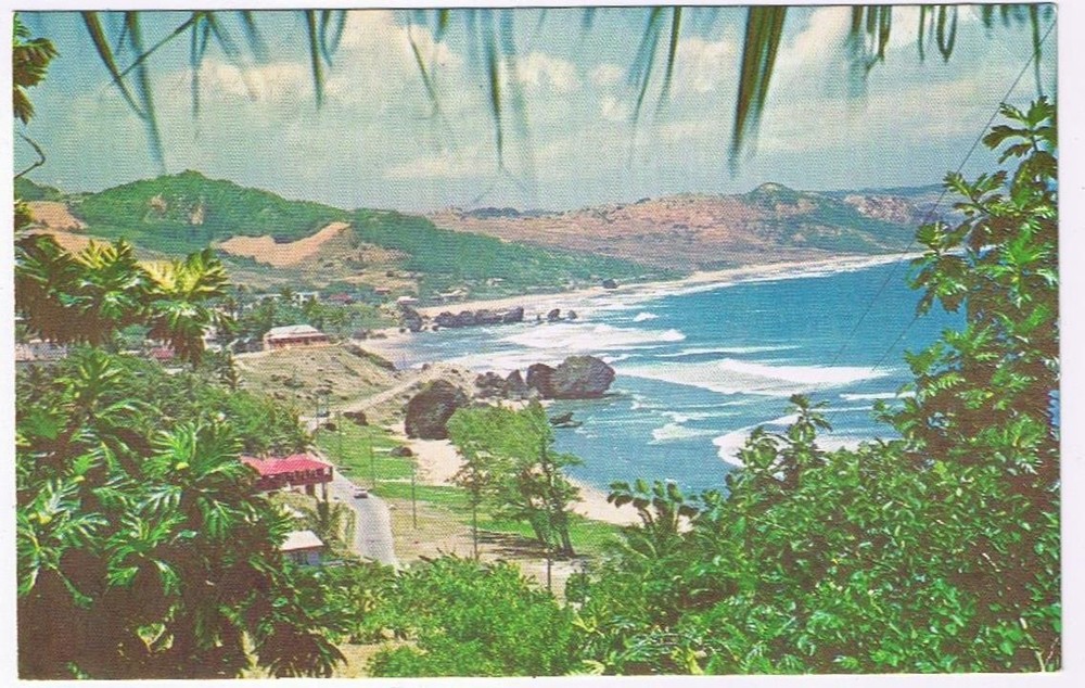 Barbados West Indies Postcard Bathsheba Coast