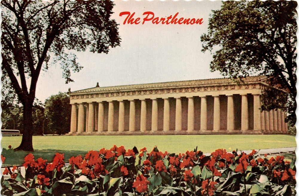 Parthenon, Nashville, Tenn, Centennial Park, Tennessee, Athens, Postcard
