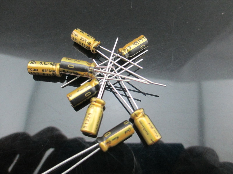 JAPAN 4PCS Nichicon MUSE FG（Fine Gold) 0.1Uf 50V 0.1mfd Audio Capacitor