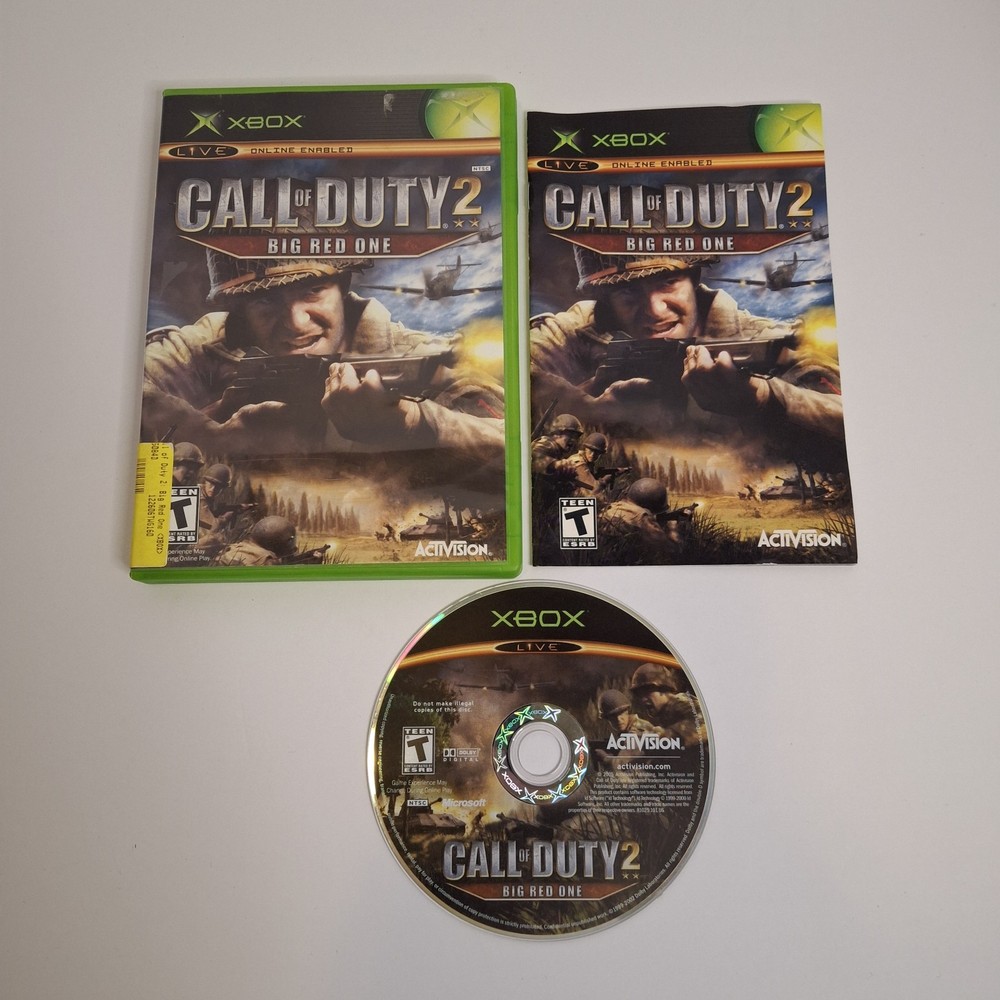 Call of Duty 2: Big Red One (Original Xbox) CIB COMPLETE & TESTED