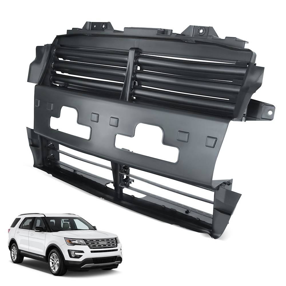 2013-2019 Ford Explorer Radiator Grille Air Shutter Control W/O Motor JB5Z8475A