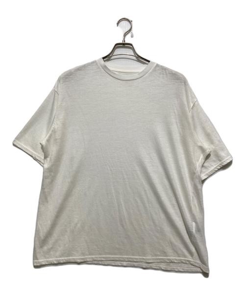 Linen T-shirt short sleeve cut and sew