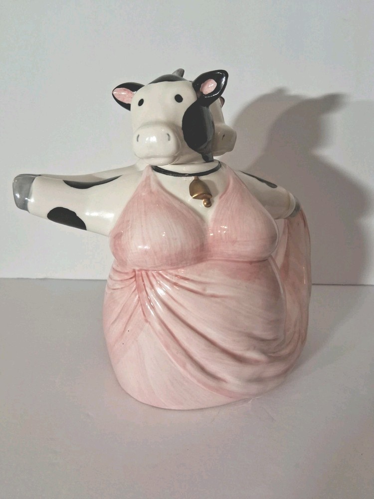 Dancing Cow Couple  Teapot By Applause Inc. 8