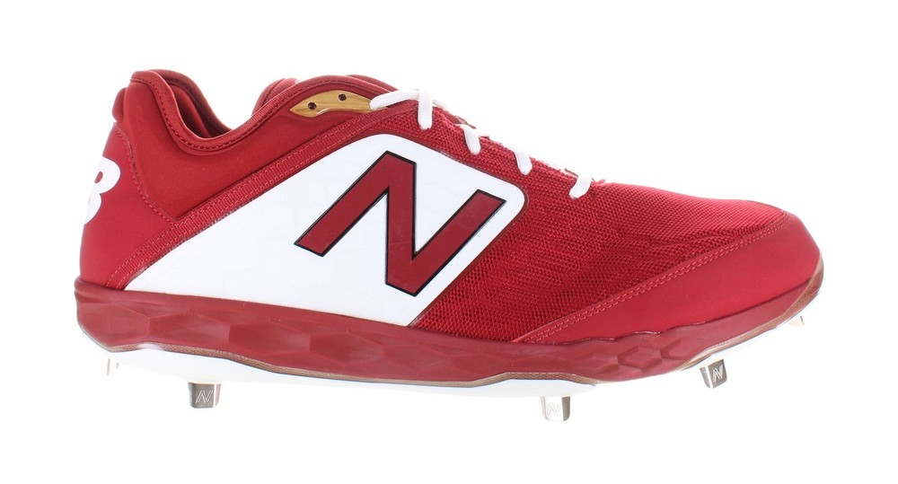 New Balance Mens Red Baseball Cleats Size 17