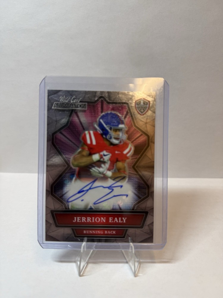 Jerrion Ealy 2021 Wild Card Alumination NIL Collegiate Edition - Auto