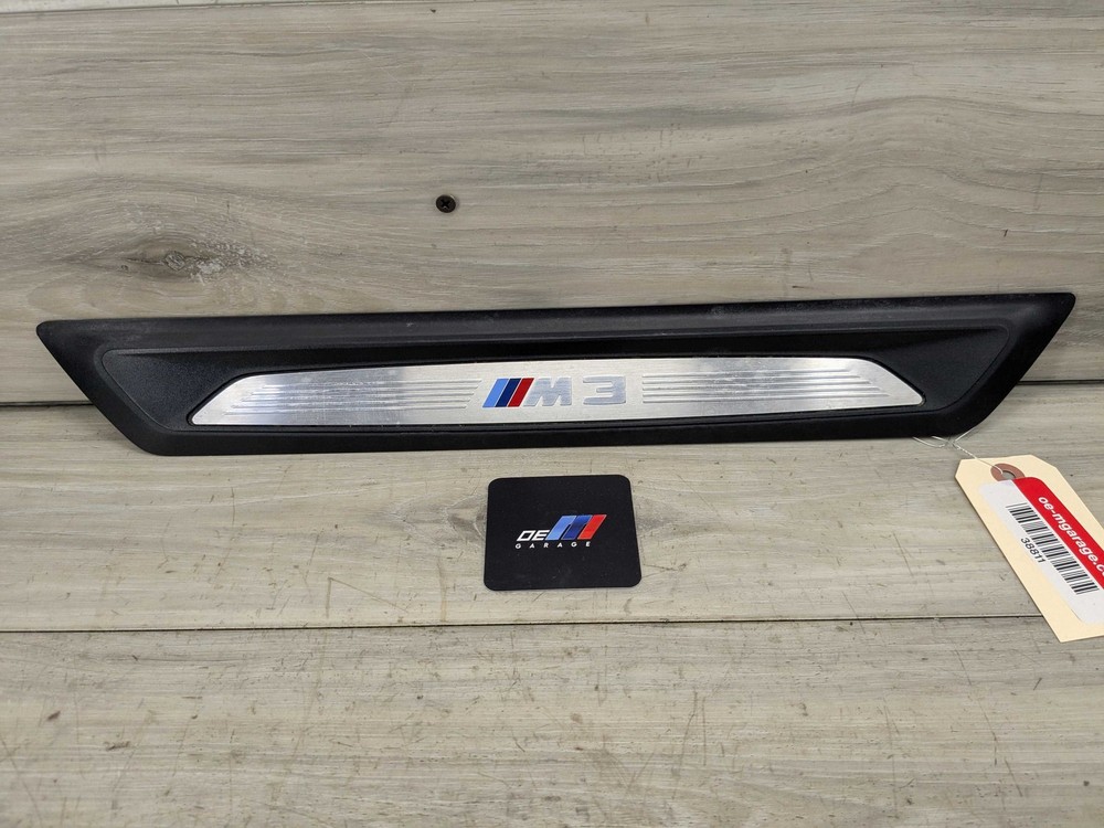 *15-20 OEM BMW F80 M3 Front Left Right Door Sill Cover Trim Entrance Kick Plate