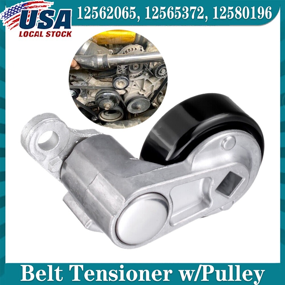 A/C DRIVE BELT TENSIONER METAL PULLEY FOR GM CHEVY GMC 12580196 HIGH QUALITY⭐