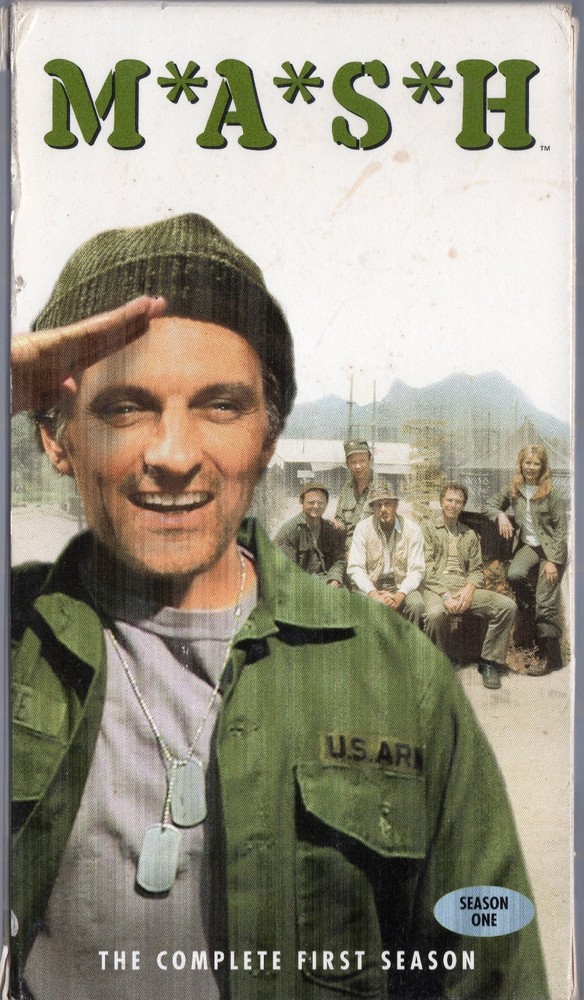 MASH - TV series Season 1 VHS Boxset 3 Tape Set Excellent Condition