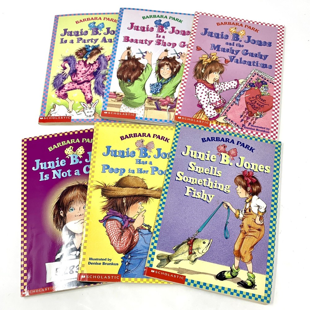 Lot of 6 Junie B. Jones Books | Barbara Park | Scholastic Paperbacks Learning