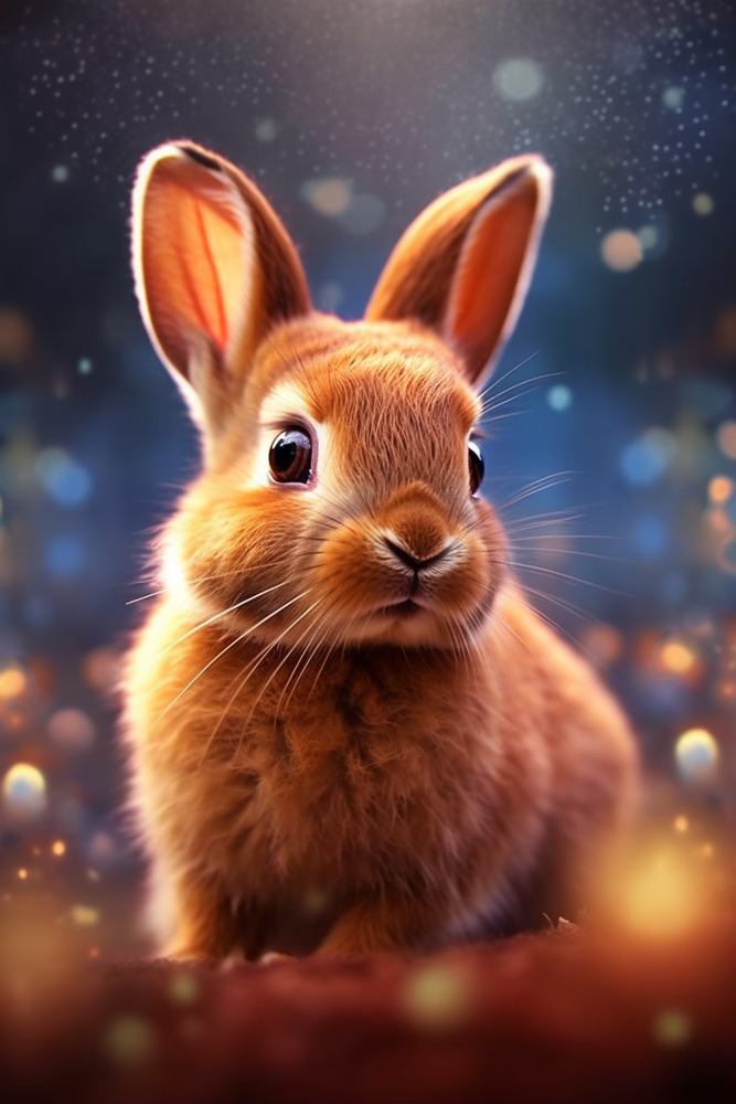 5D Diamond Painting Little Brown Bunny Kit