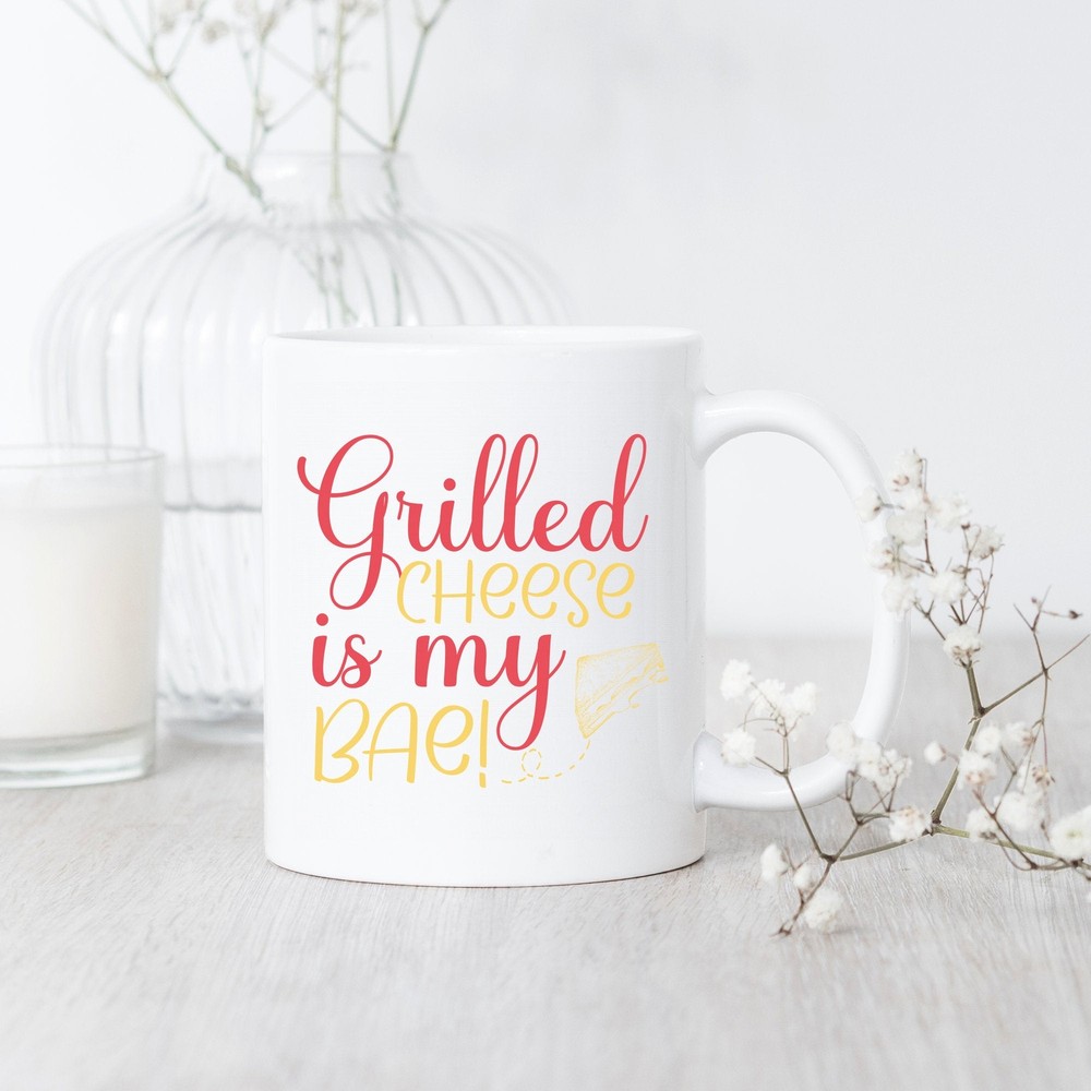 Funny Grilled Cheese Bae Mug for Cheese Lovers Gift Idea