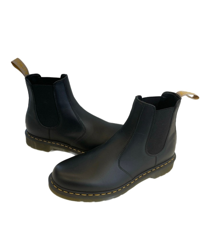 Used Dr. Martens Quad Platform Chelsea Black 27560001 Boots Sole