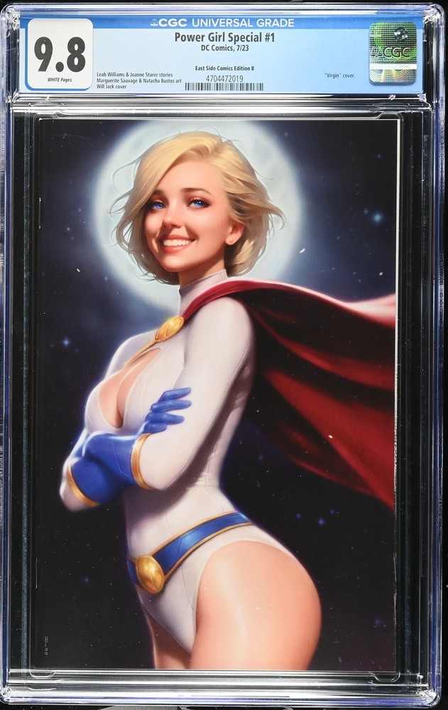 Power Girl Special 1 CGC 9.8 Will Jack Edition B Virgin cover