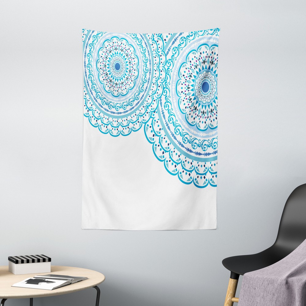 Mandala Tapestry Wedding Invitation Lace Print Wall Hanging Decor