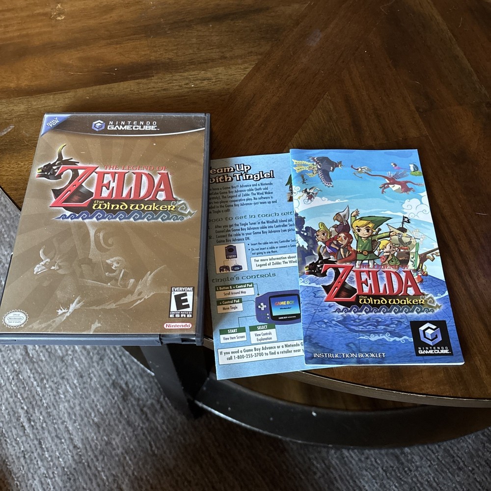 Zelda Windwaker GameCube with Case and Manual Tested Working