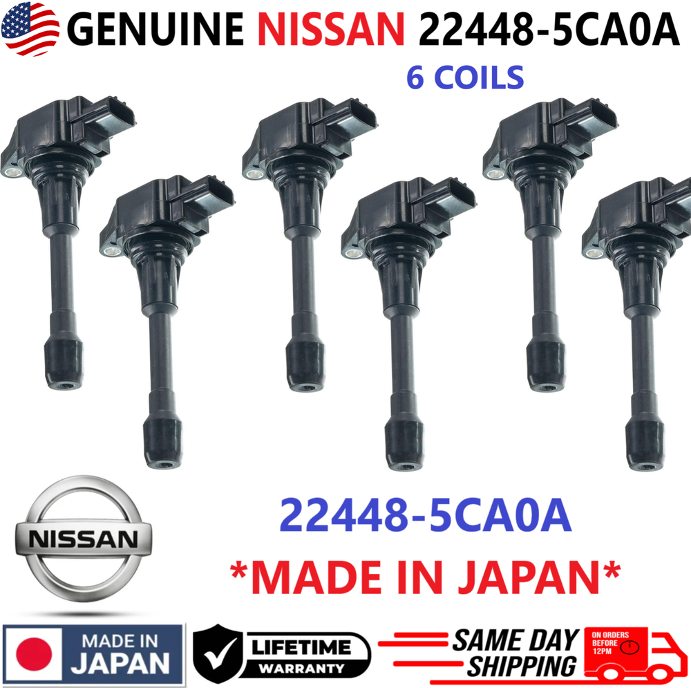 GENUINE NISSAN Ignition Coils For 2016-2021 Infiniti Q50 Q60 3.0L V6 22448-5CA0A