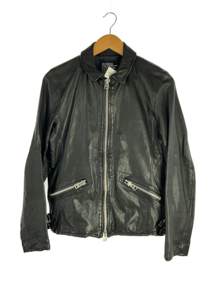 Nano Universe Leather Jacket Blouson/S/Goat Leather/Blk/Nuc43Lo0700Sh 20701